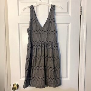 Lucky Brand Sleeveless Lace-Overlay Fit and Flare Dress